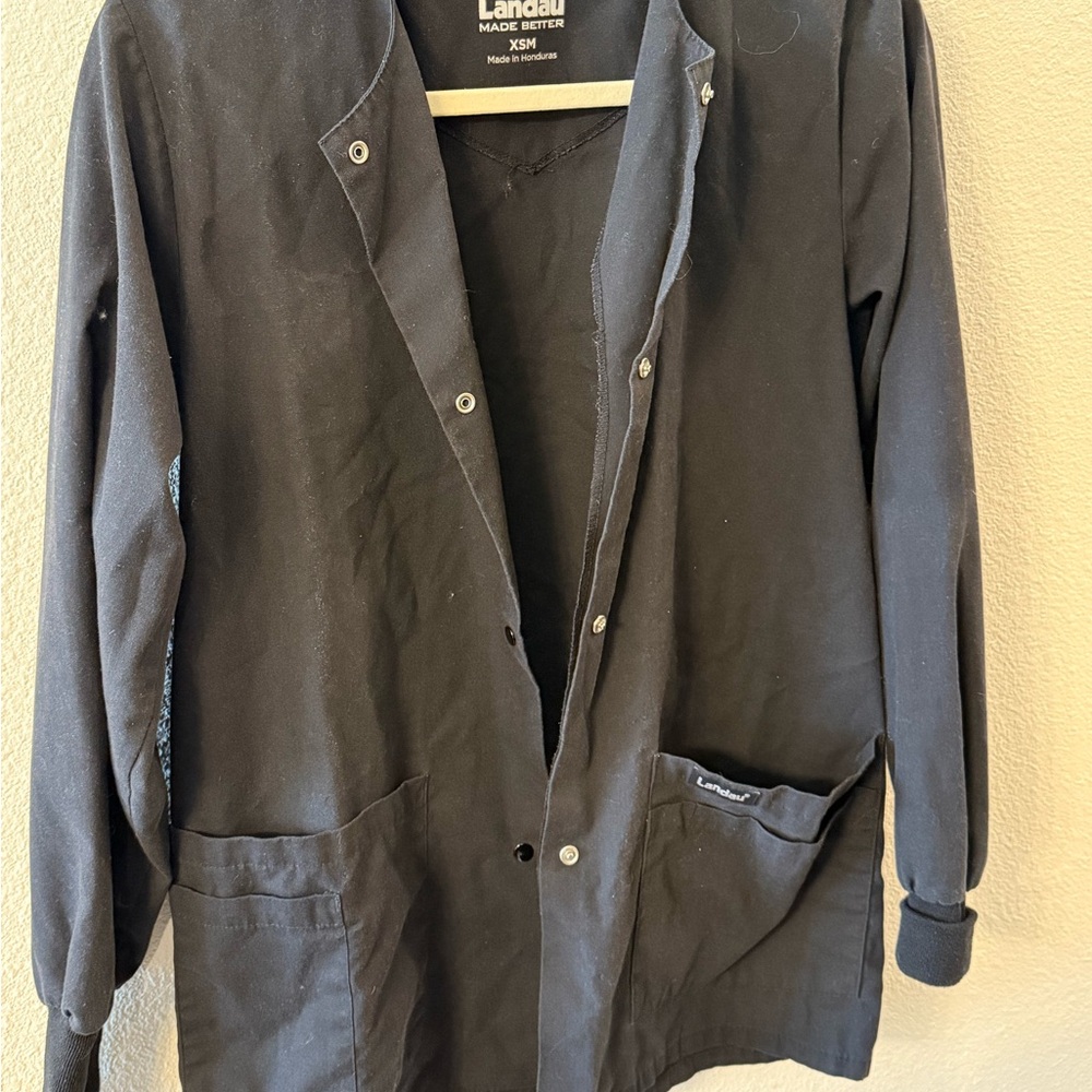 Landau Black Button-Up Jacket